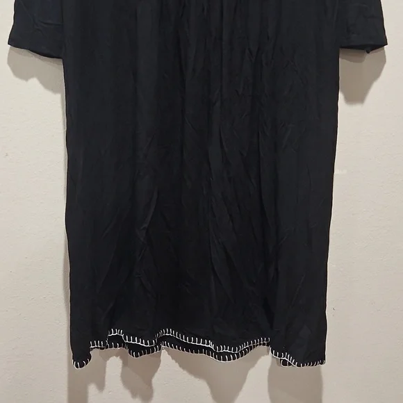 Chelsea & Theodore Blue Long Sleeve Scoop Neck Dress size XL - Picture 7 of 10